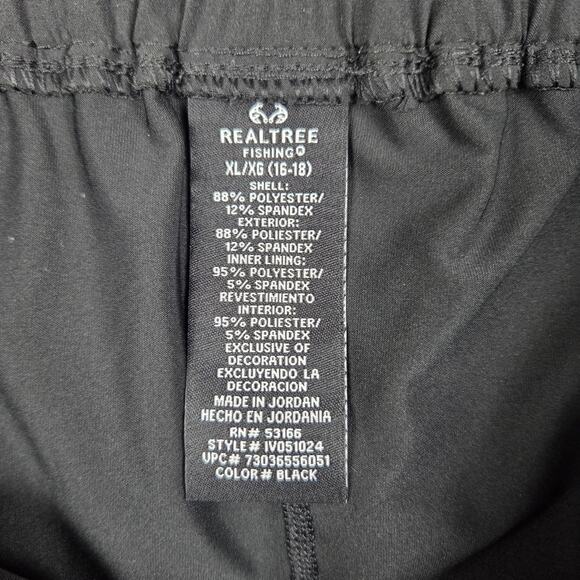 NWT Realtree Skort Womens Size XL (16-18) Black UPF50 Pockets - Picture 4 of 9